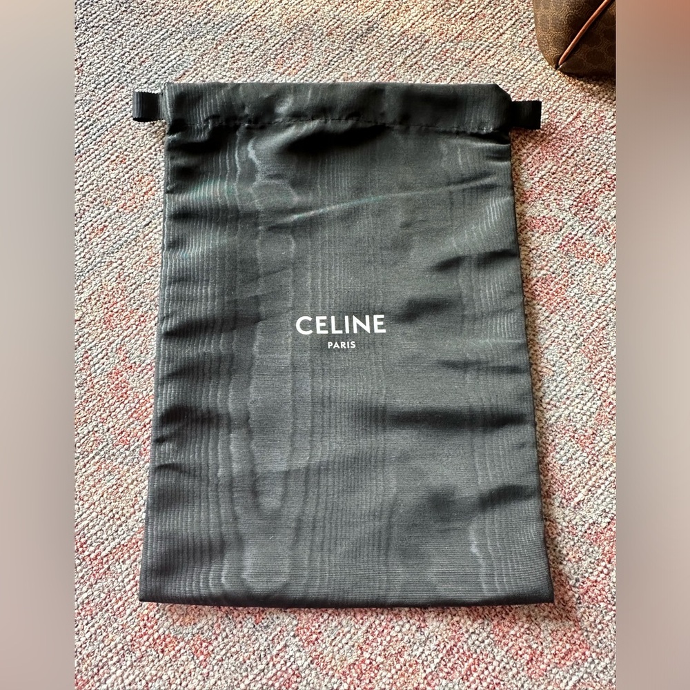 CELINE drawstring dust bag/ shoe bag